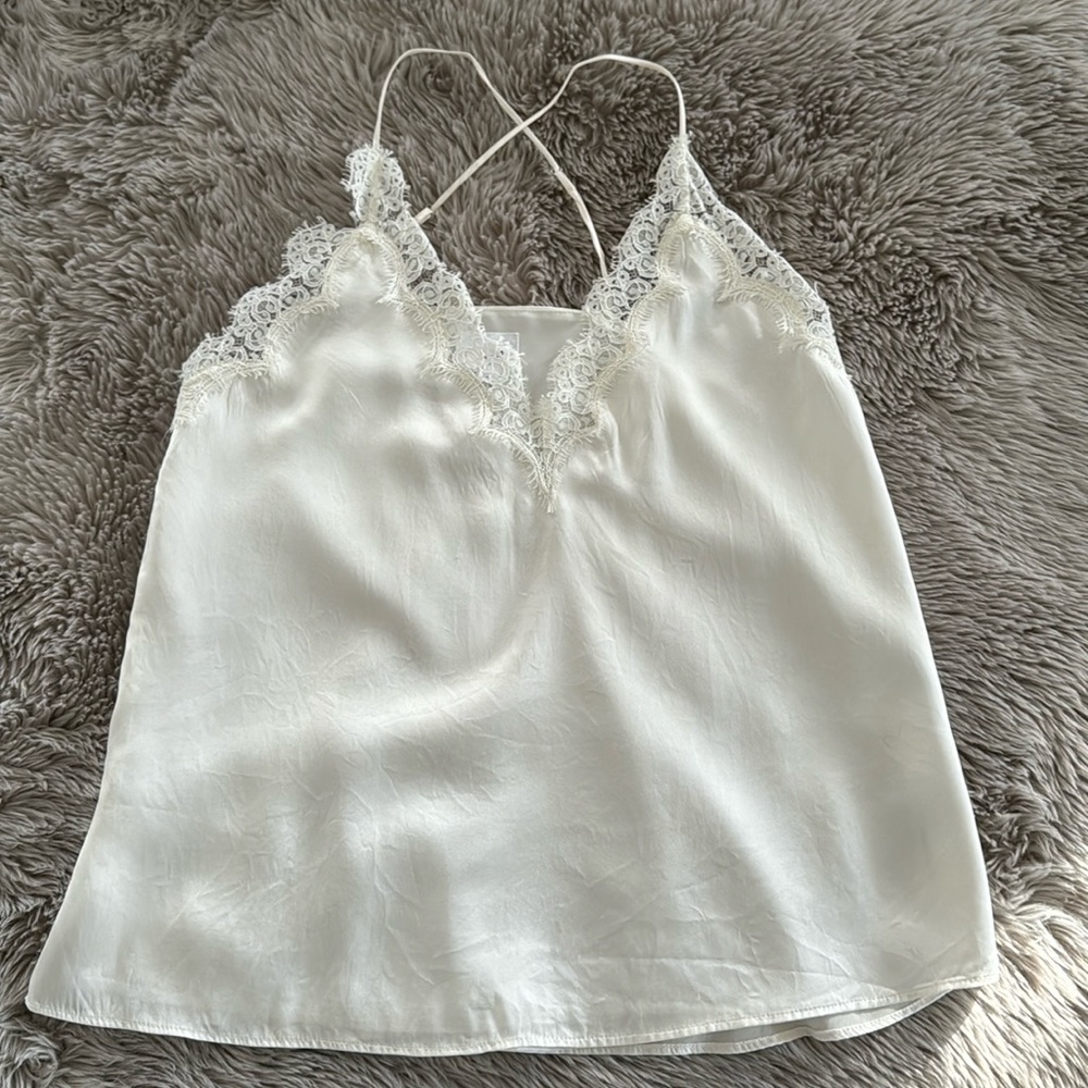 Cami NYC silk camisole in ivory